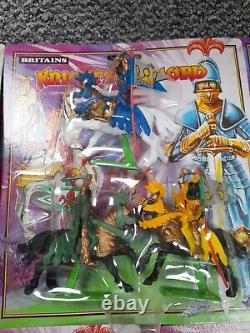 Britains Knights of the Sword Set x 7 Carded Figures Sealed in Packaging