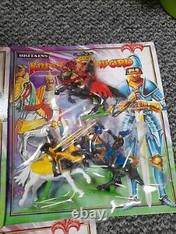 Britains Knights of the Sword Set x 7 Carded Figures Sealed in Packaging