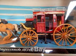 Britains LTD Concord Overland Stagecoach 1870 Western Wagon Boxed England 7615