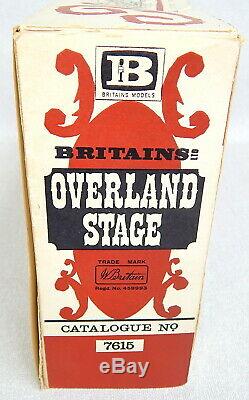 Britains LTD Concord Overland Stagecoach 1870 Western Wagon Boxed England 7615