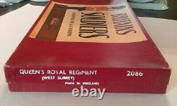 Britains Lead Soldiers 14 Pc Set, Queens Royal Regiment Orginal Box # 2086