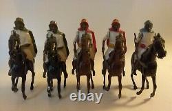 Britains Lead Soldiers 5 Pc Set Native Warriors Mounted Arabs Rare Org Box #164