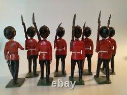 Britains Lead Soldiers 8 Pc Set British Coldstream Guards Marching Org Box 1515