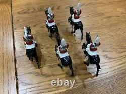 Britains Lead Soldiers Life Guard Troopers Old Shop stock With Original Tissue