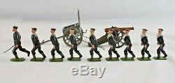 Britains Lead Soldiers ROYAL NAVY LANDING PARTY WITH LIMBER + GUN. Set No 79