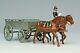 Britains Lead Toy Soldiers #146 Royal Army Service Corps With Wagon Restored
