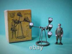 Britains Lead Vintage 1938 Boxed 1638 Aa Units Of The British Army Sound Locator