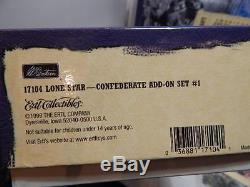 Britains Lone Star American Civil War 17016 + Confederate Add On Set 17104