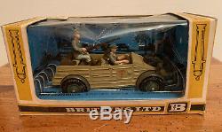 Britains Ltd 132 German WWII AFRIKA KORPS KUBELWAGEN + SOLDIERS #9785