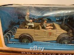 Britains Ltd 132 German WWII AFRIKA KORPS KUBELWAGEN + SOLDIERS #9785