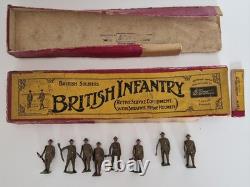 Britains Ltd British Infantry No 195 Lead Soldiers With Original Box