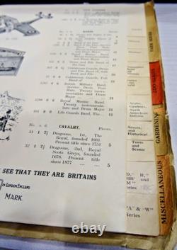 Britains Ltd Models Catalogue Full Size Edition January 1937 (very rare)