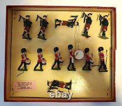 Britains Ltd. Set No. 2096 Pipes & Drums of The Irish Guards in Original Box