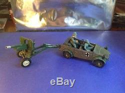 Britains Ltd WW2 German Kubelwagen Vehicle & Artillery