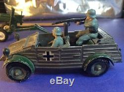 Britains Ltd WW2 German Kubelwagen Vehicle & Artillery