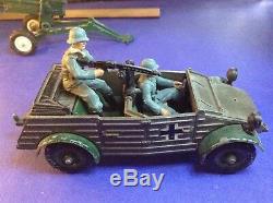 Britains Ltd WW2 German Kubelwagen Vehicle & Artillery