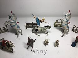 Britains Mammoth Circus Items HORSES FIGURES- RARE 1930/40'S 54mm Scale