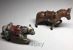 Britains Mammoth Circus Items HORSES FIGURES- RARE 1930/40'S 54mm Scale