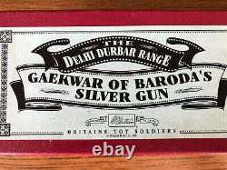 Britains Model soldiers No 141 Delhi Durbar Series Gaekwar Of Barodas Silver Gun