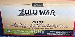 Britains More Ammo British 24th Foot In Glengerry, Zulu, Rorkes Drift #20155