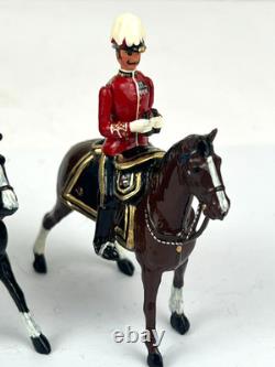Britains Mounted Officers Bundle 54mm British Toy Soldier Rare Repainted
