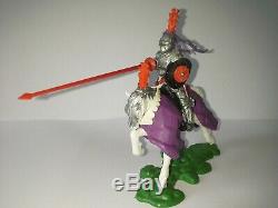 Britains Mounted Swoppet Knight on Rare White Horse