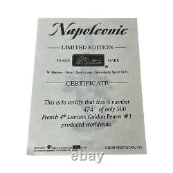 Britains Napoleonic 36030 Ltd Edition French 4th Lancers Guidon Bearer No1 NEW