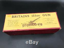 Britains No 2064 155mm Artillery Gun Mint In Early Box