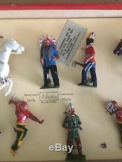Britains North American Indians No 208 Lead Soldiers Boxed