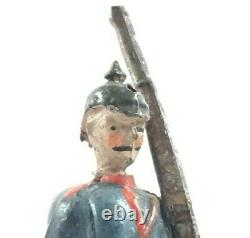 Britains PRUSSIAN INFANTRY OF THE LINE Antique Exquisite Toy Soldier RARE DEPOSE