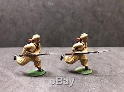 Britains Paris Office RARE Zouaves In Khaki. 1909-10 Issues, Oval Bases