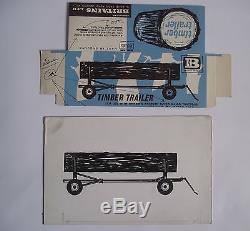 Britains Pre-Production Development Ink Drawing Of Timber Trailer With Box