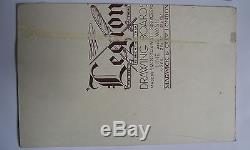 Britains Pre-Production Development Ink Drawing Of Timber Trailer With Box