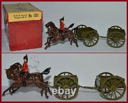 Britains Pre-War #1330 General Service Limber & Wagon-Royal Engineers EB-430