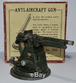 Britains Pre-War #1522 Anti-Aircraft Gun S6
