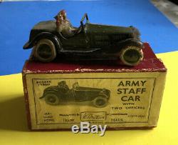 Britains Pre War Army Staff Car Boxed Complete 1448