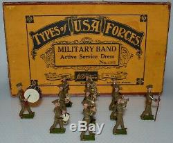 Britains Pre-War Set #1301 US Military Band, Active Service Dress AA-11070