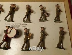 Britains Pre War Set #1301 U. S. Military Band with Box