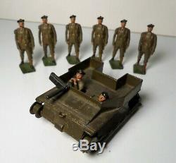 Britains Pre War Set #1322 Carden Lloyd Tank with Box