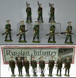 Britains Pre-War Set #133 Russian Infantry RARE AA-12442