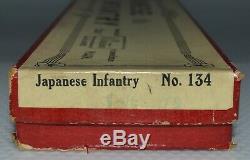 Britains Pre-War Set #134 Japanese Infantry (Dark Blue Tunics RARE) AA-10663