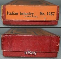 Britains Pre-War Set #1437 Italian Infantry Carabinieri EXCELLENT+++ AA11691