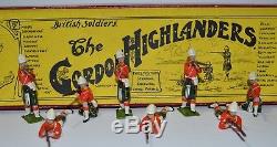 Britains Pre-War Set #157 Gordon Highlanders Firing Whisstock Box (CX/1115)