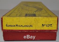 Britains Pre-War Set #157 Gordon Highlanders Firing Whisstock Box (CX/1115)