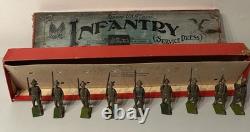 Britains Pre-War Set #227 U. S. A. Infantry (Service Dress) boxed