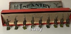 Britains Pre-War Set #227 U. S. A. Infantry (Service Dress) boxed