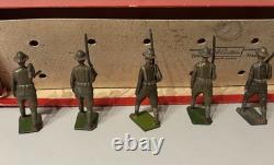 Britains Pre-War Set #227 U. S. A. Infantry (Service Dress) boxed