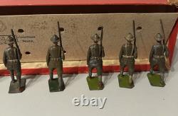 Britains Pre-War Set #227 U. S. A. Infantry (Service Dress) boxed