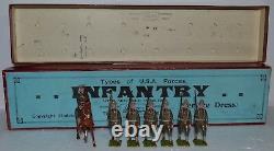 Britains Pre-War Set #242 U. S. A. Forces Infantry