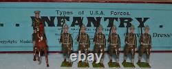 Britains Pre-War Set #242 U. S. A. Forces Infantry